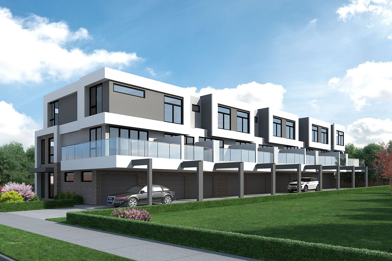  Burwood Hill Townhouses - Burwood render