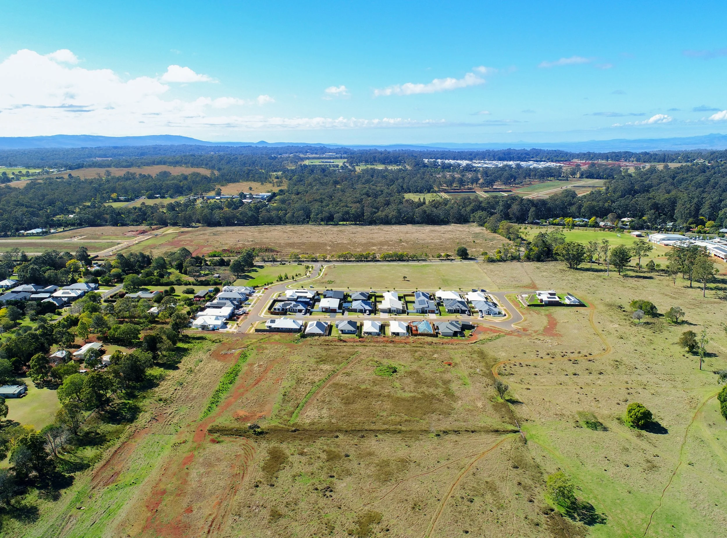 Gulawa Rise Estate - Highfields Aerial