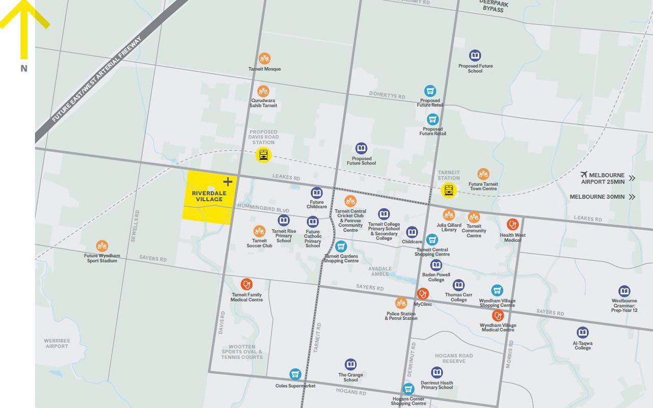 02. Riverdale Village - Location Map
