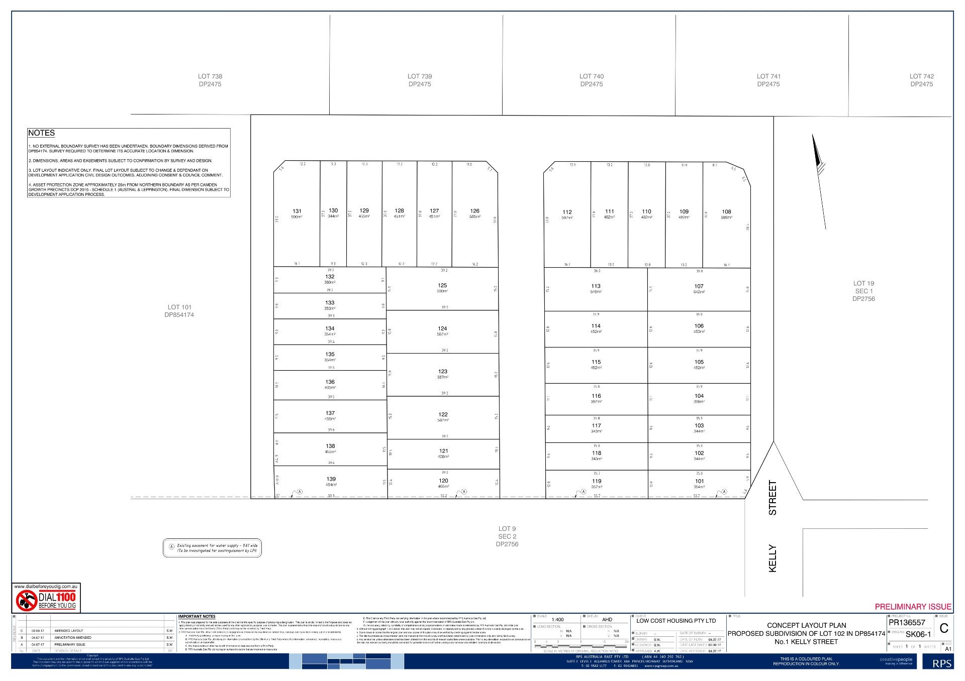 1 Kelly Street - Austral Masterplan