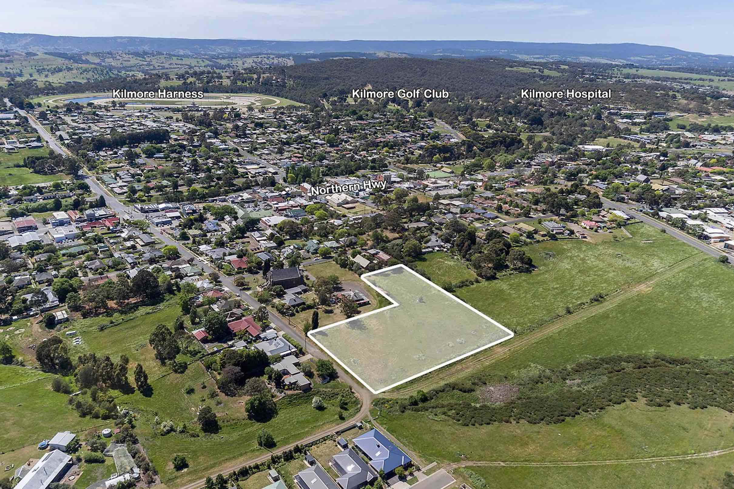 1 Union Street, Kilmore Aerial