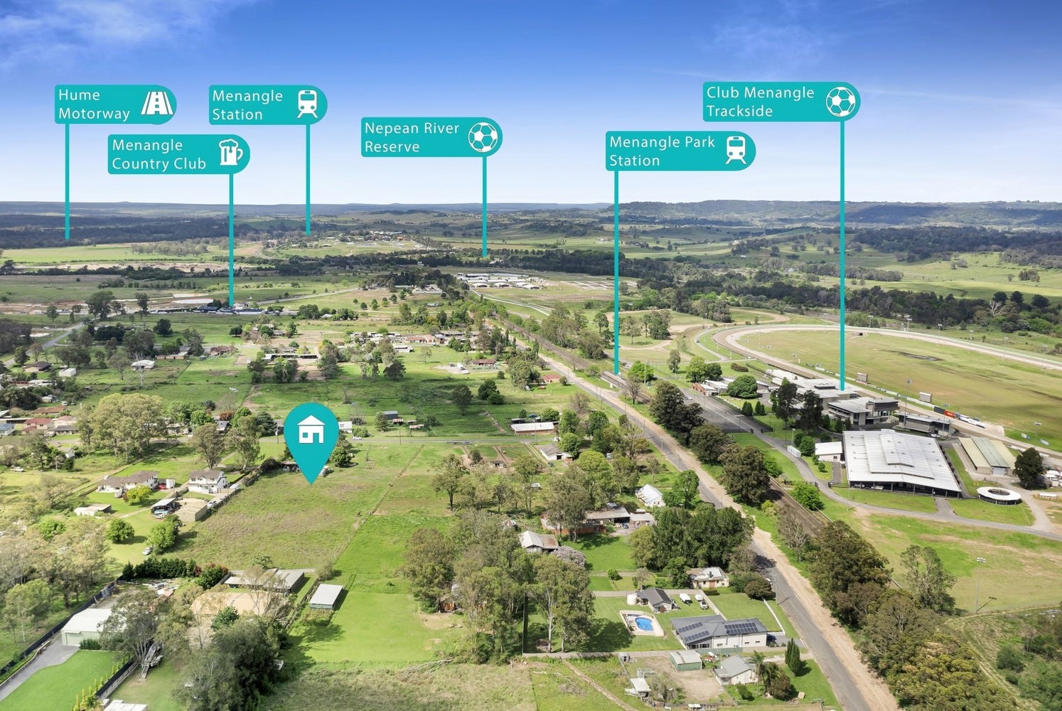 11 Station Road - Menangle Park Aerial