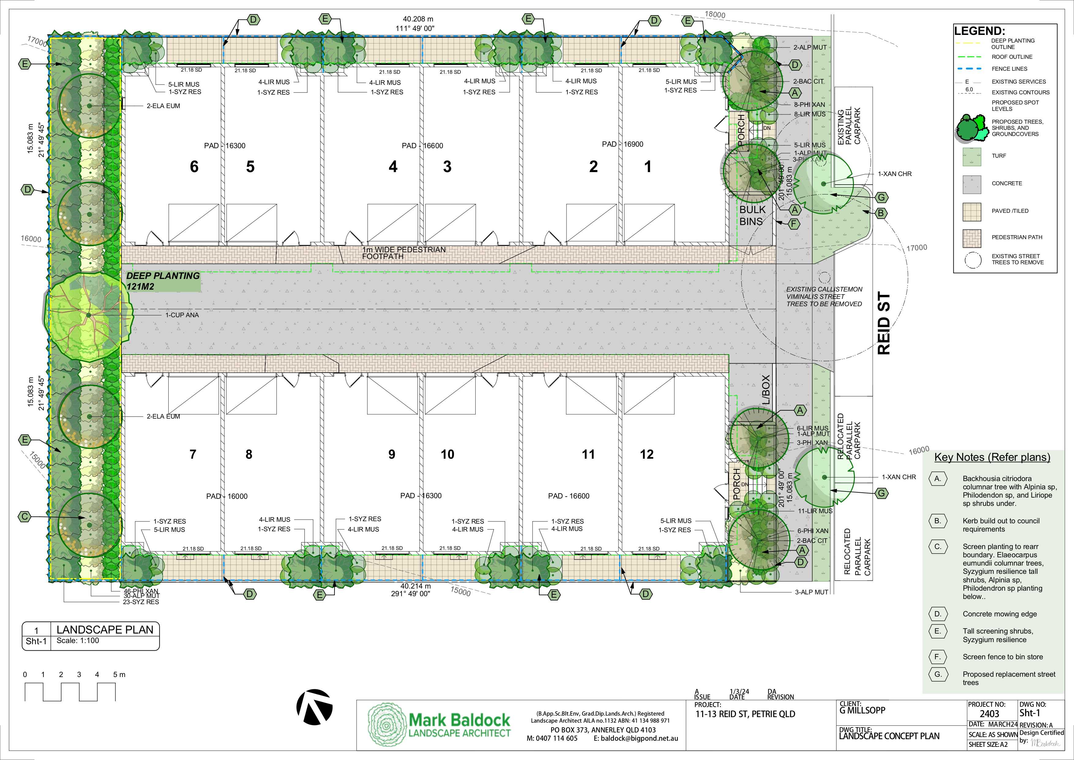 11-13 Reid Street - Petrie  Masterplan