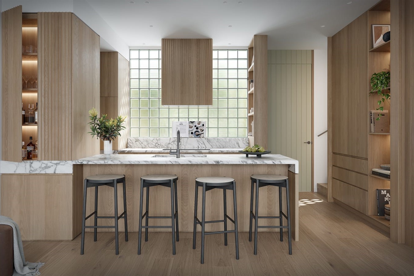 111 Carpenter Townhomes - Brighton Kitchen