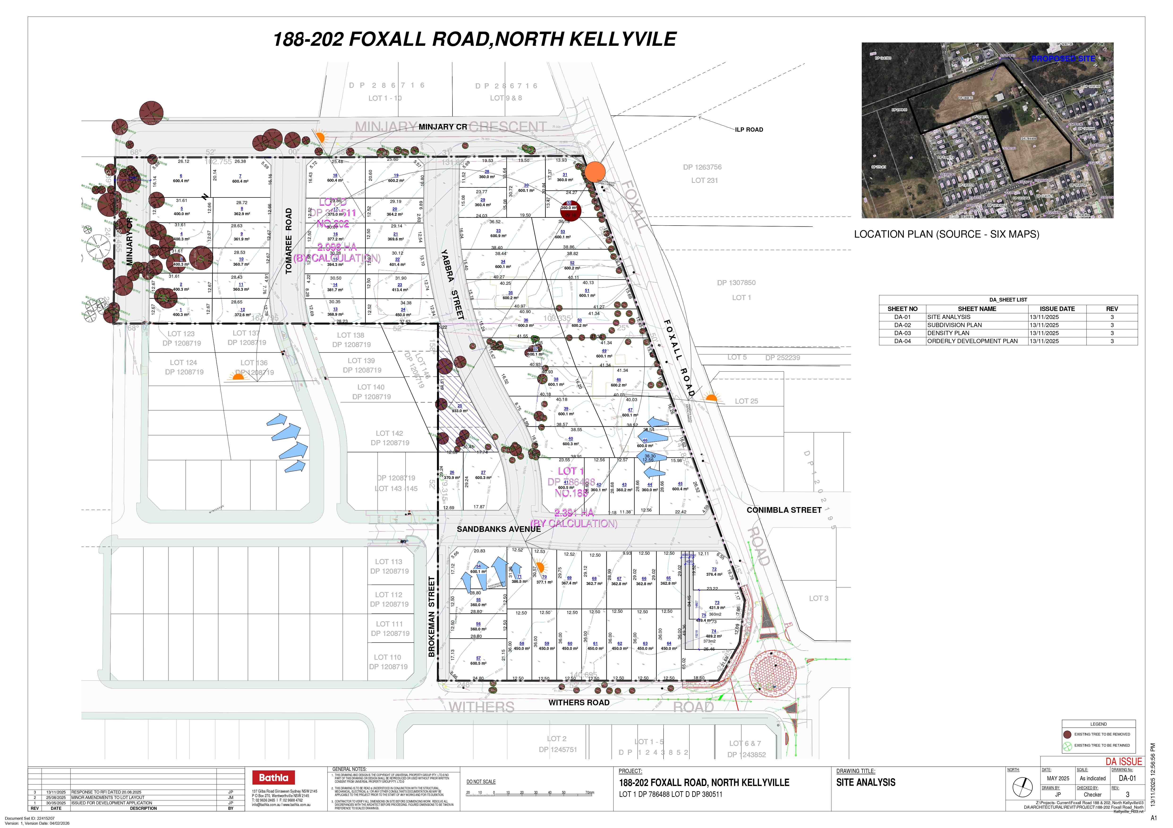 188-202 Foxall Road - North Kellyville Masterplan