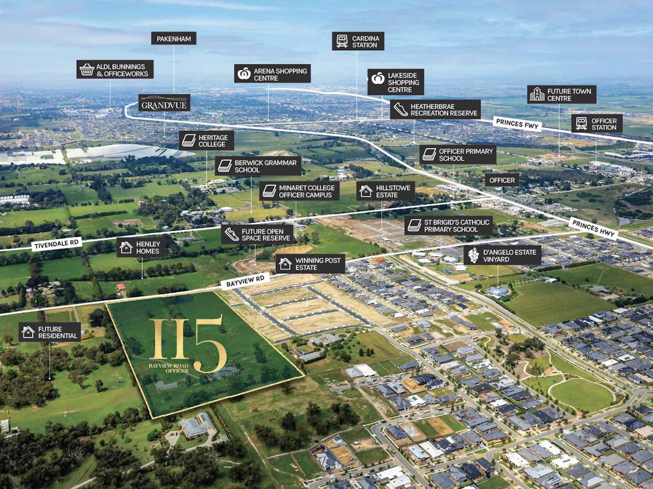 Carrington Estate - Offic Aerial