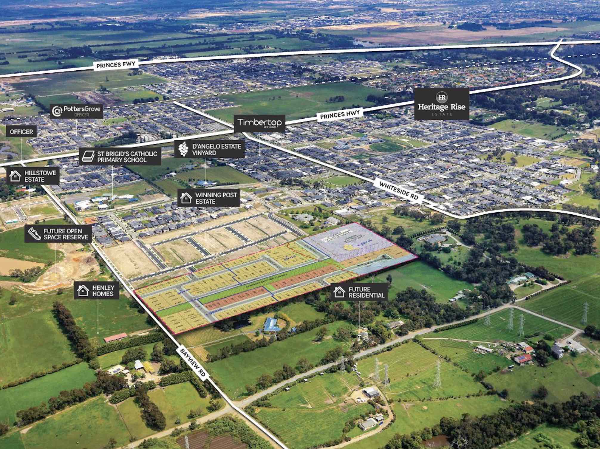 Carrington Estate - Offic Aerial