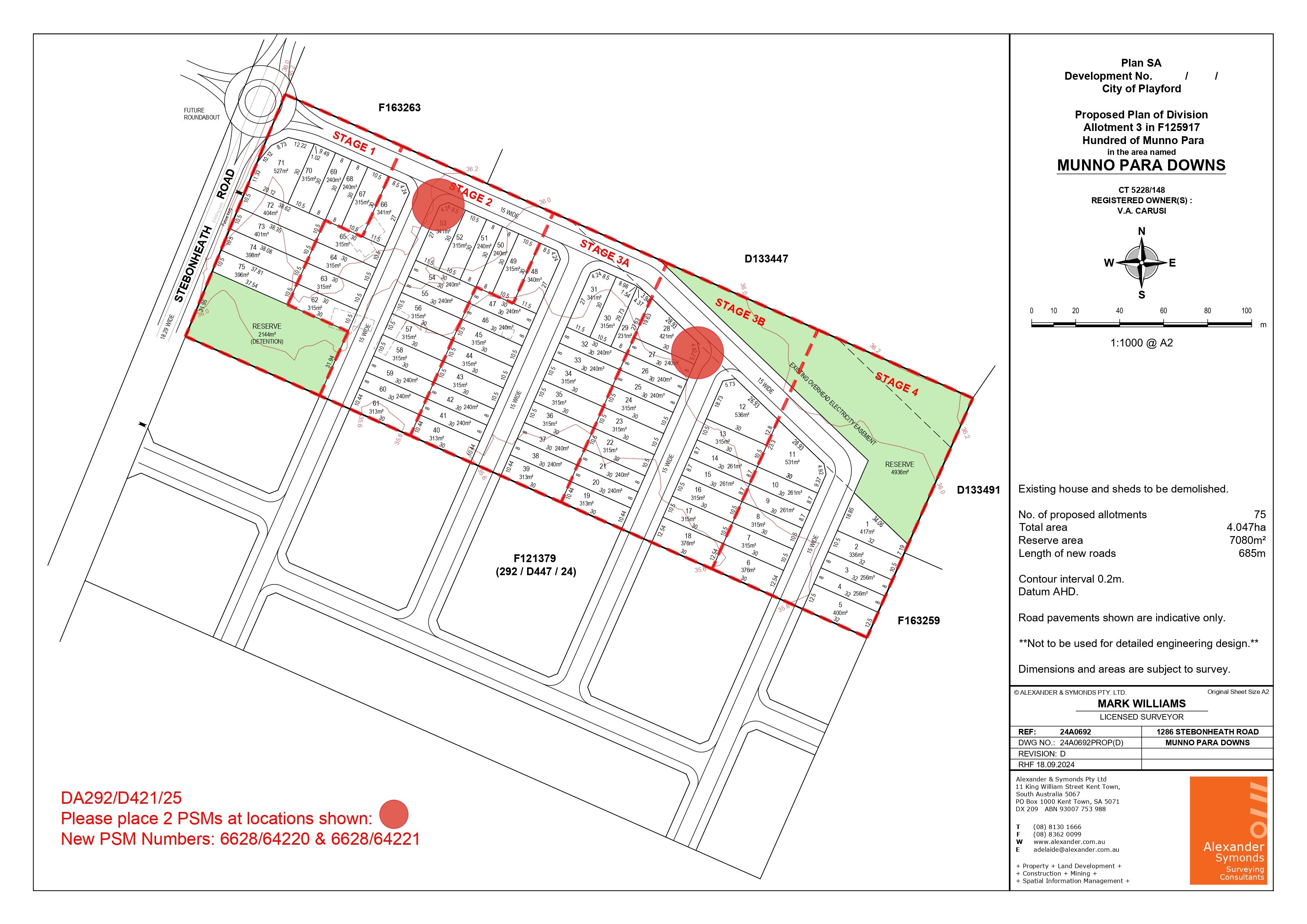 1286 Stebonheath Road - Munno Para Downs Masterplan