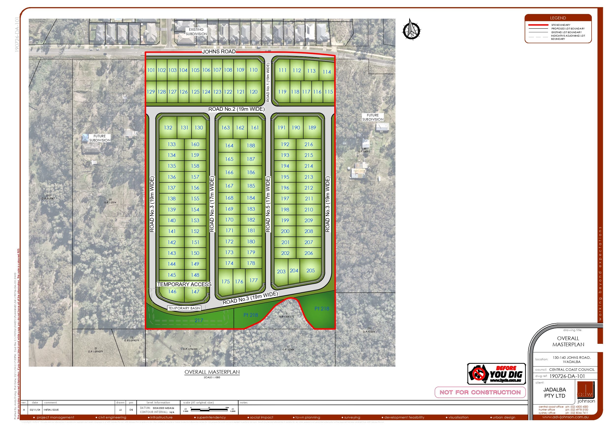 130-140 Johns Road - Wadalba Masterplan