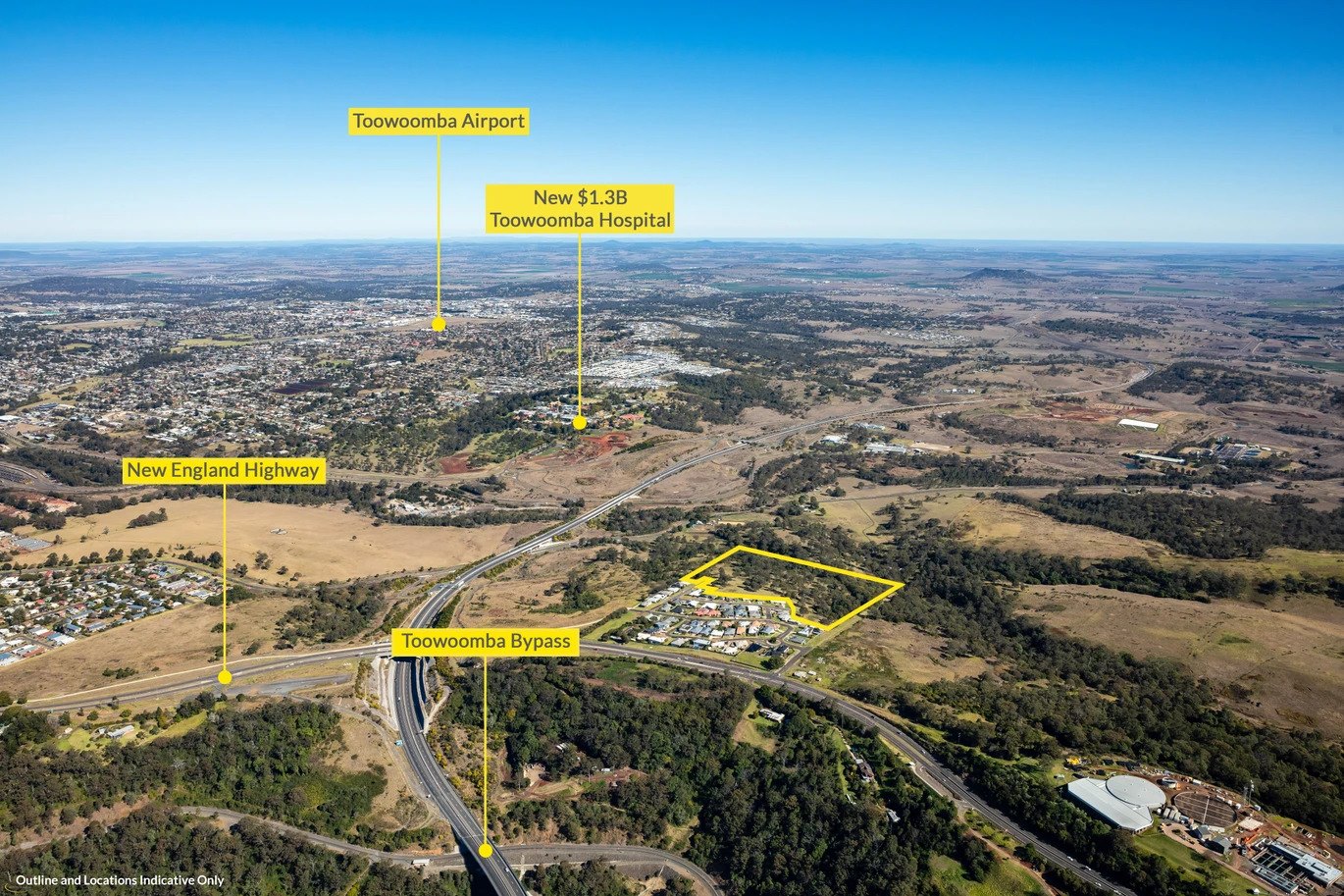 14 Weale Street - Mount Kynoch Aerial