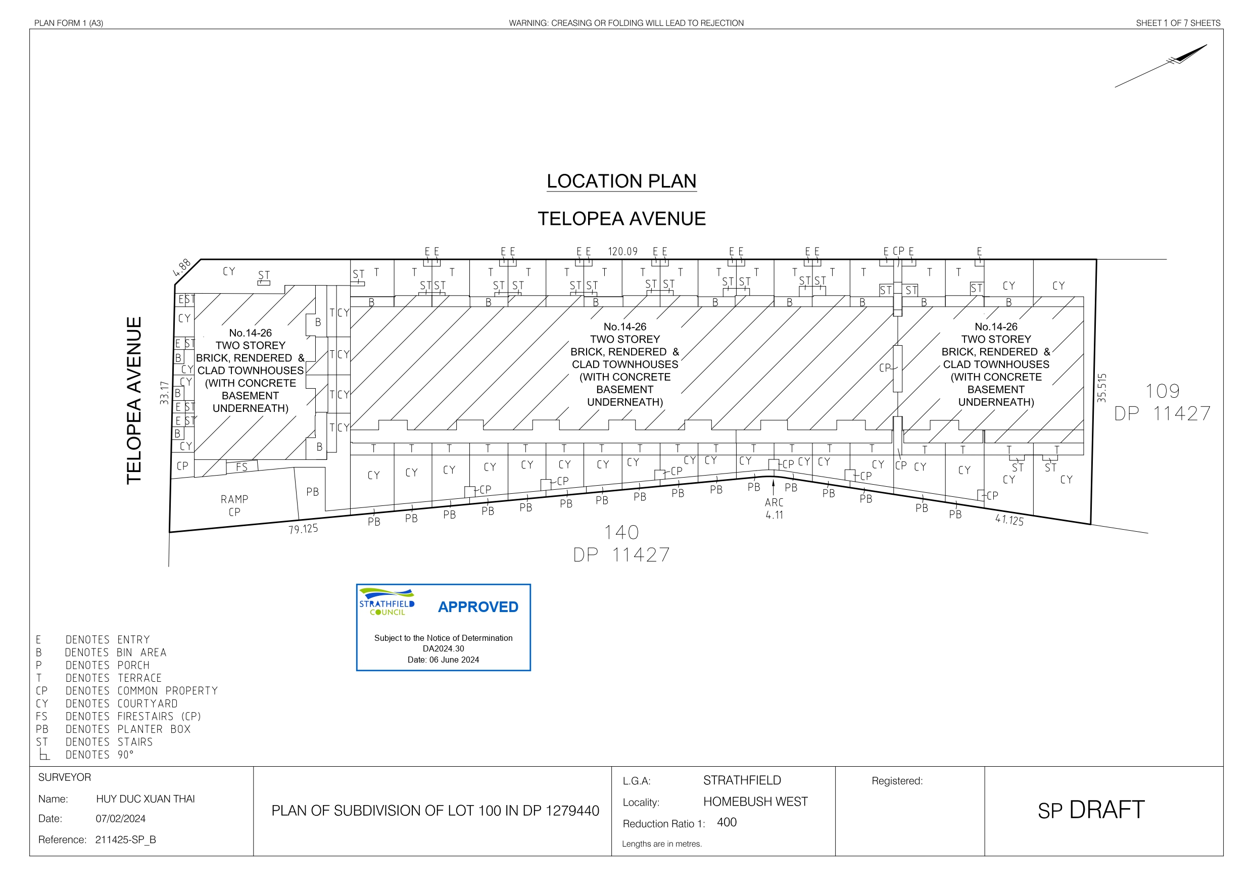 14-26 Telopea Ave - Homebush West Masterplan