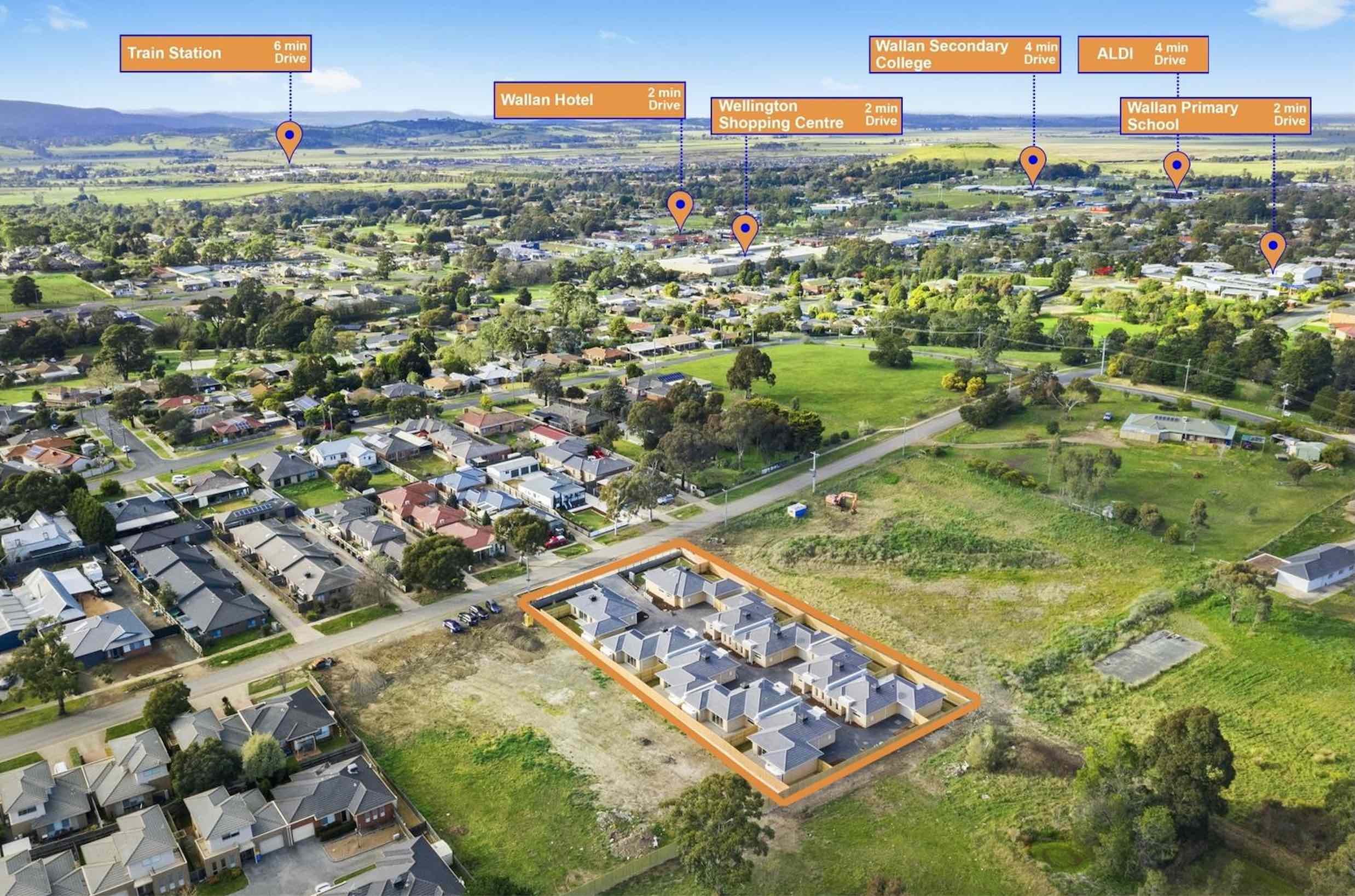 141 Dudley Street, Wallan Aerial