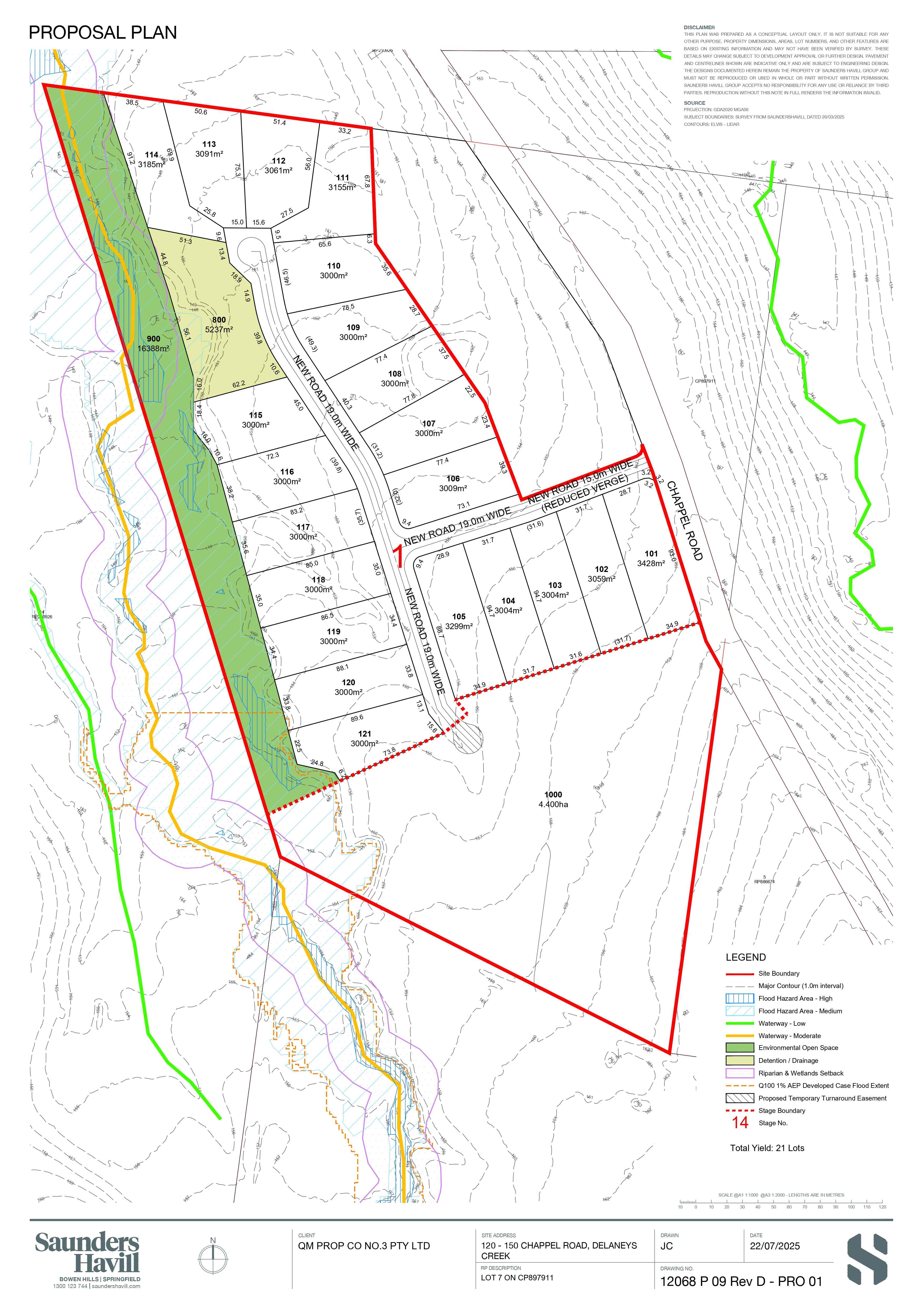 142 Chappel Road - Delaneys Creek Masterplan
