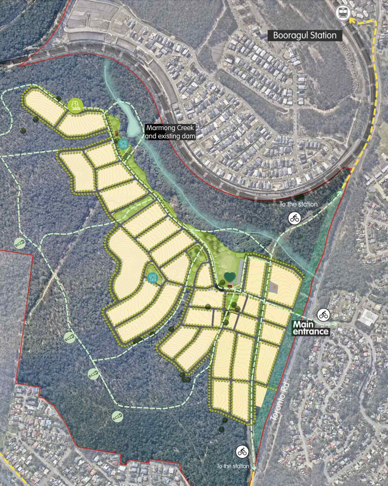155 Old Main Road, Fennell Bay Masterplan