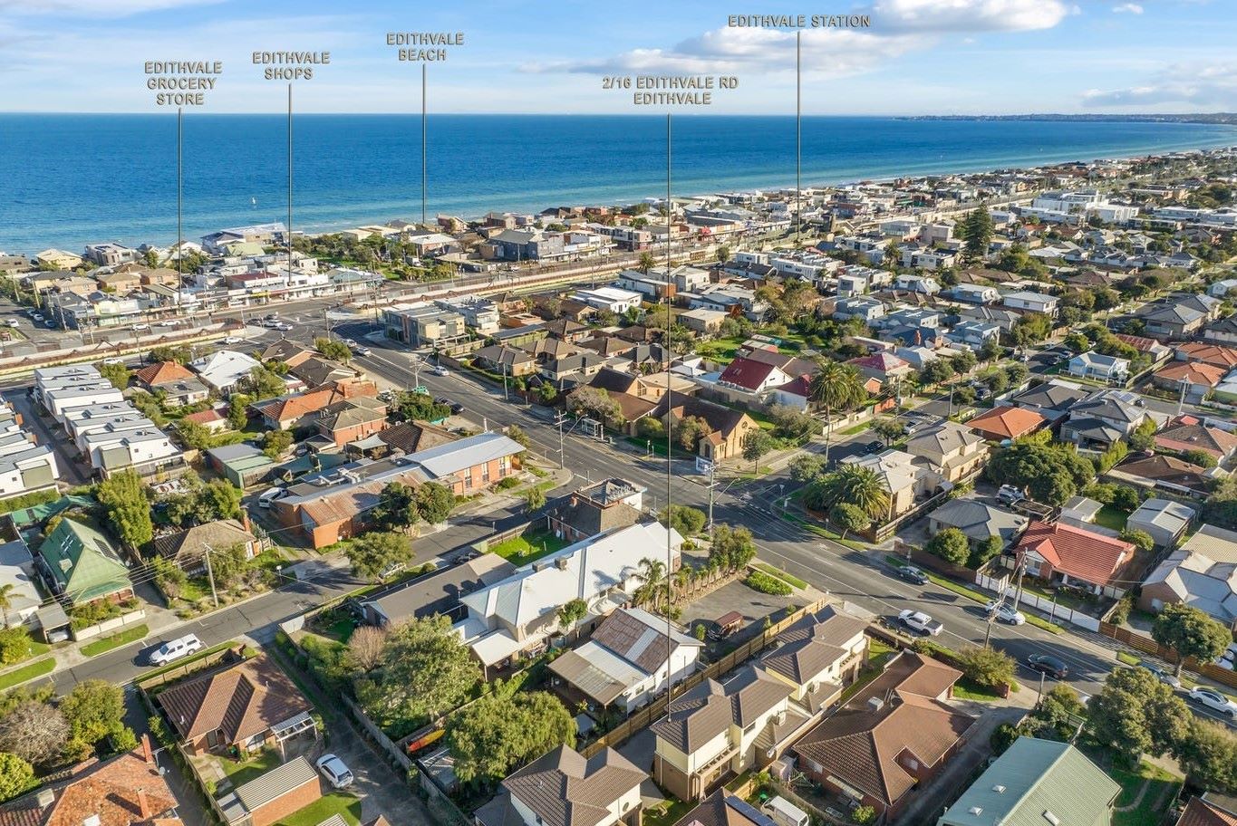 16 Edithvale Road - Edithvale Aerial