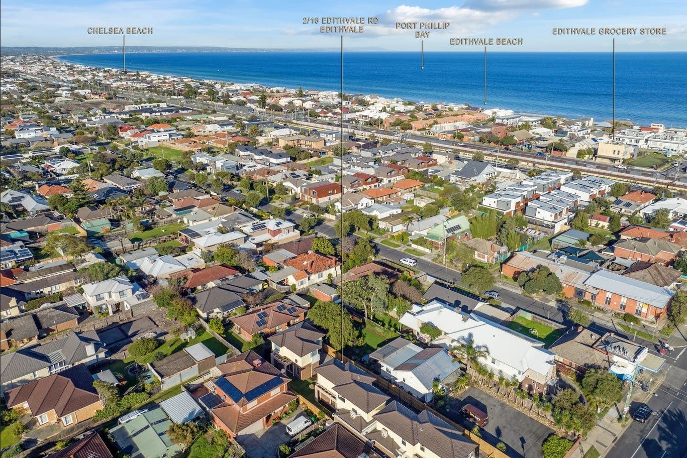 16 Edithvale Road - Edithvale Aerial