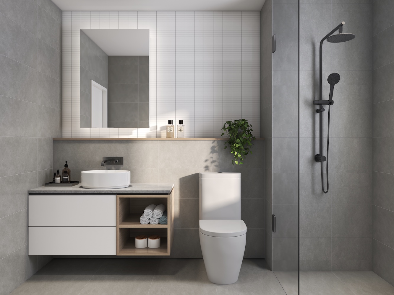 161 Grimshaw Street, Greensborough bathroom rendet