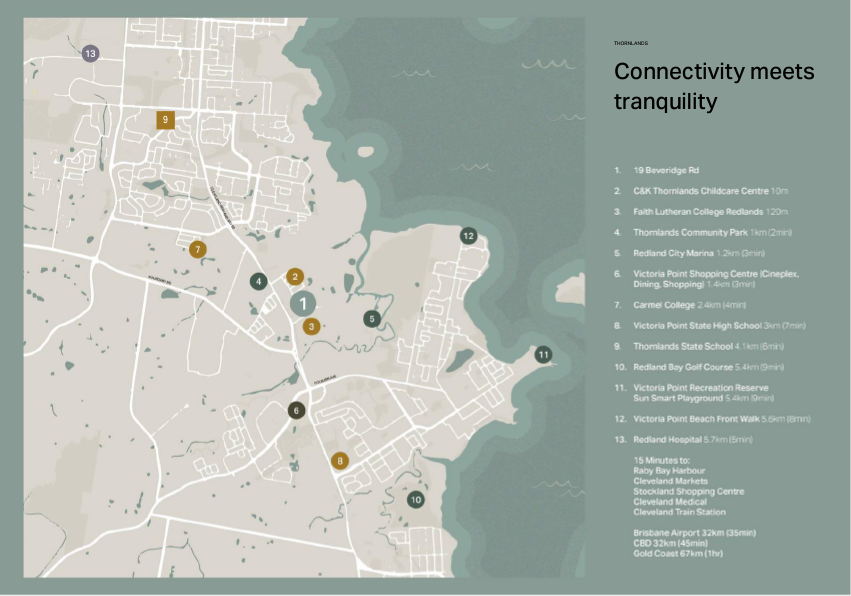 17 Beveridge Road - Thornlands Location Map