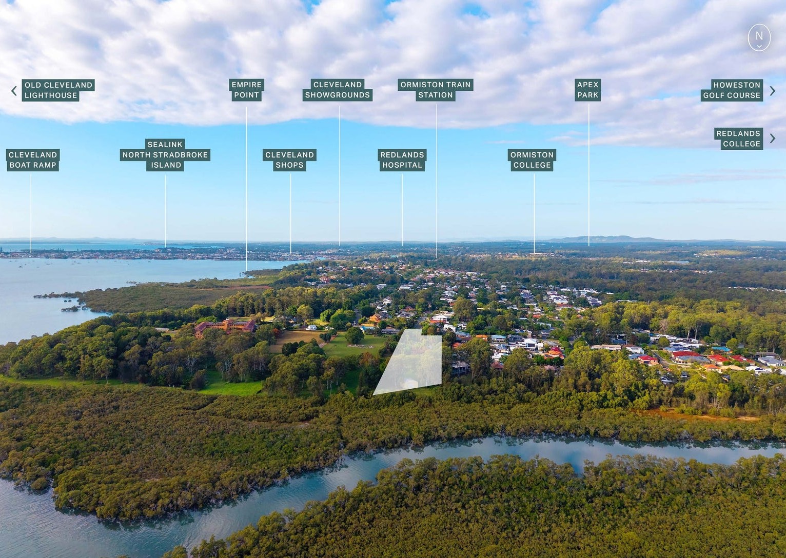 17 McCartney Street - Ormiston Aerial