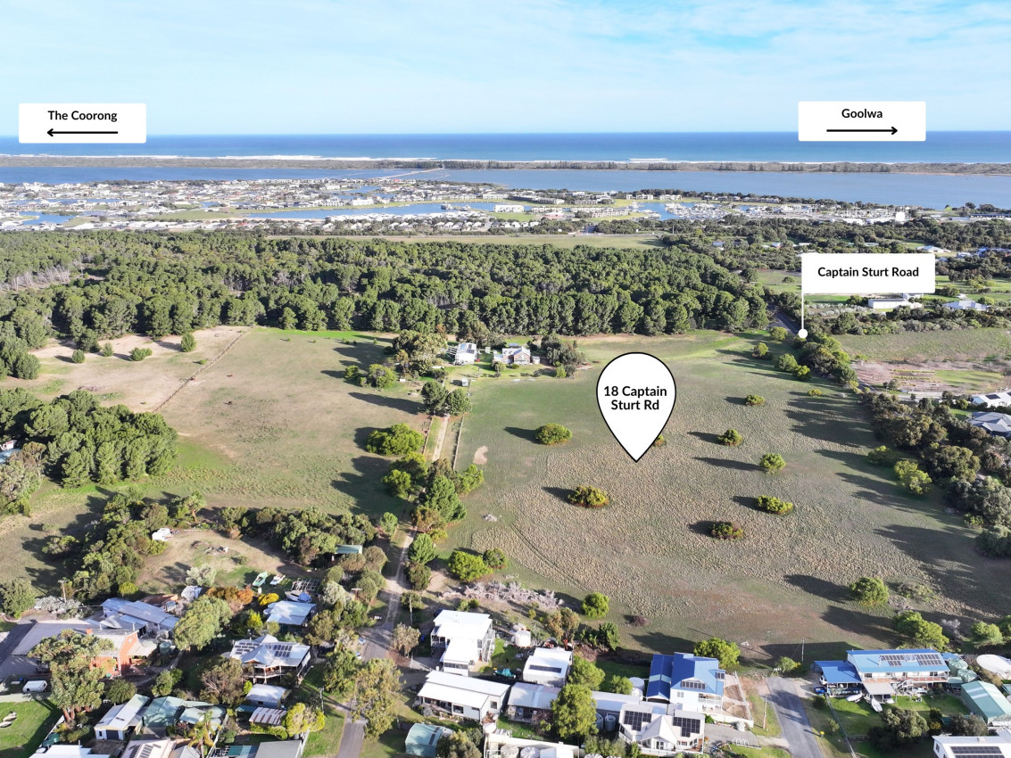 18 Captain Sturt Road - Hindmarsh Island Aerial