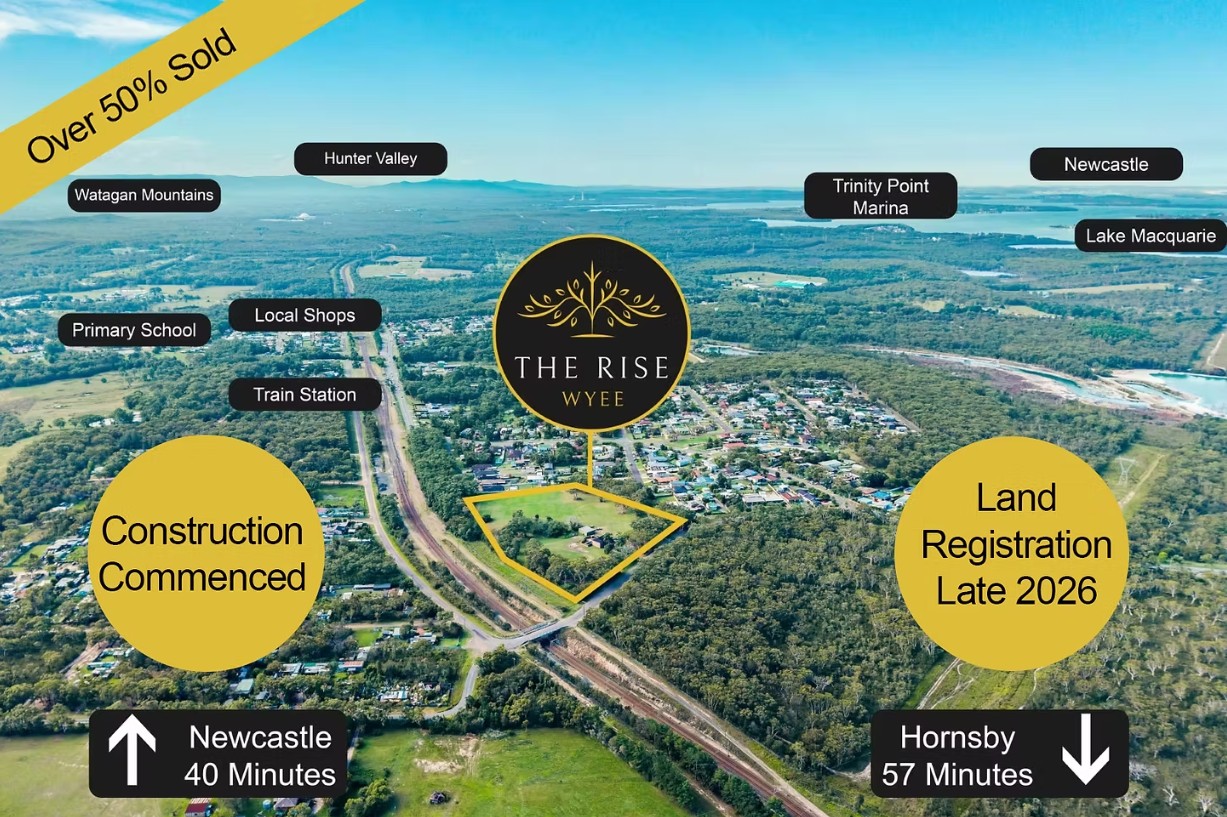 The Rise Estate - Wyee Aerial