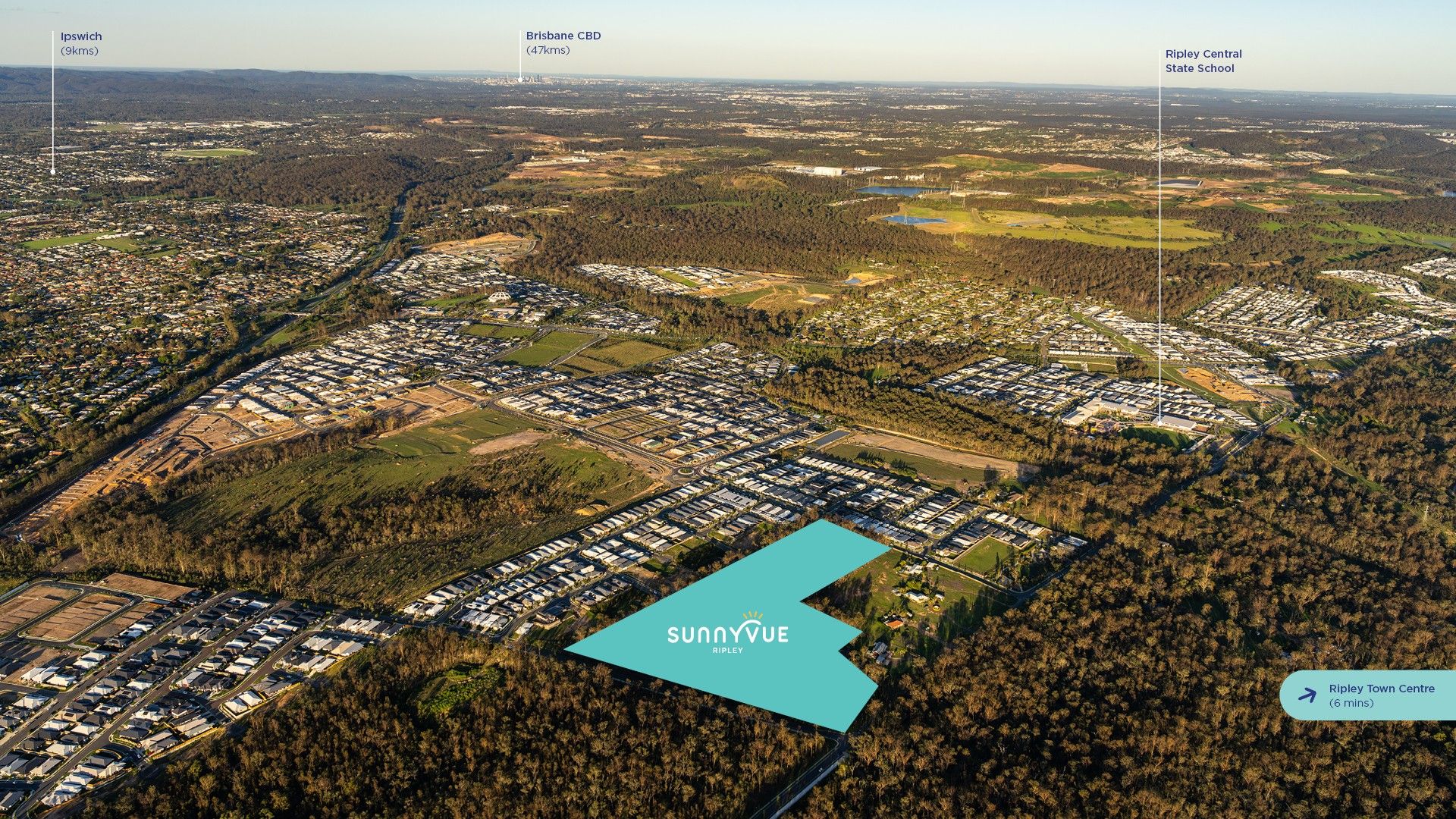 Sunnyvue Estate - Ripley Aerial