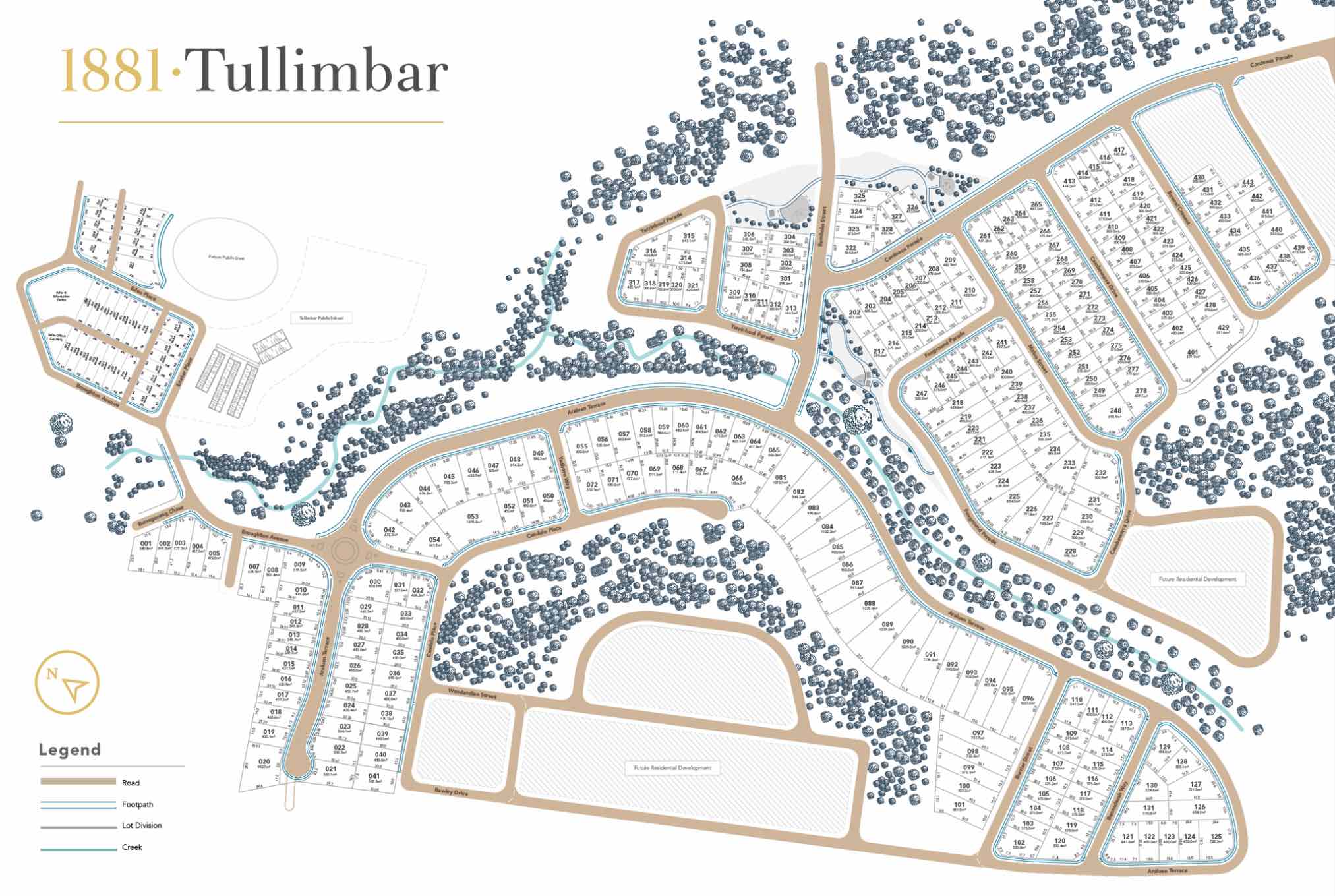1881 Tullimbar Release map
