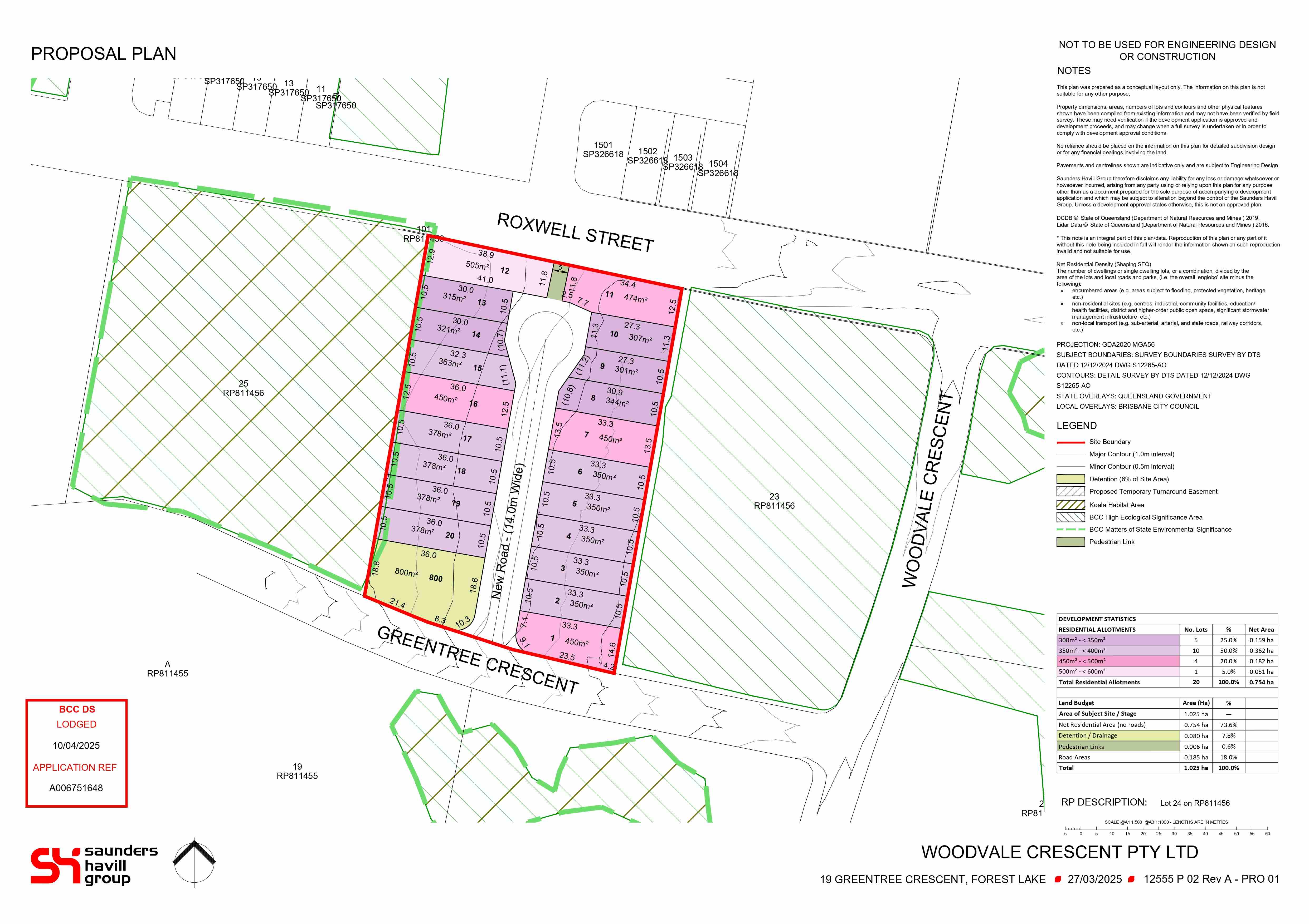 19 Greentree Crescent - Forest Lake Masterplan