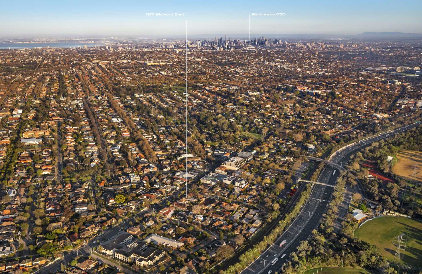 1975 Estate - Malvern East Aerial