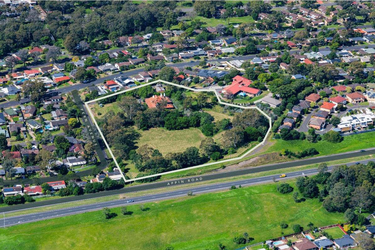 The Willows Estate - Bradbury Aerial