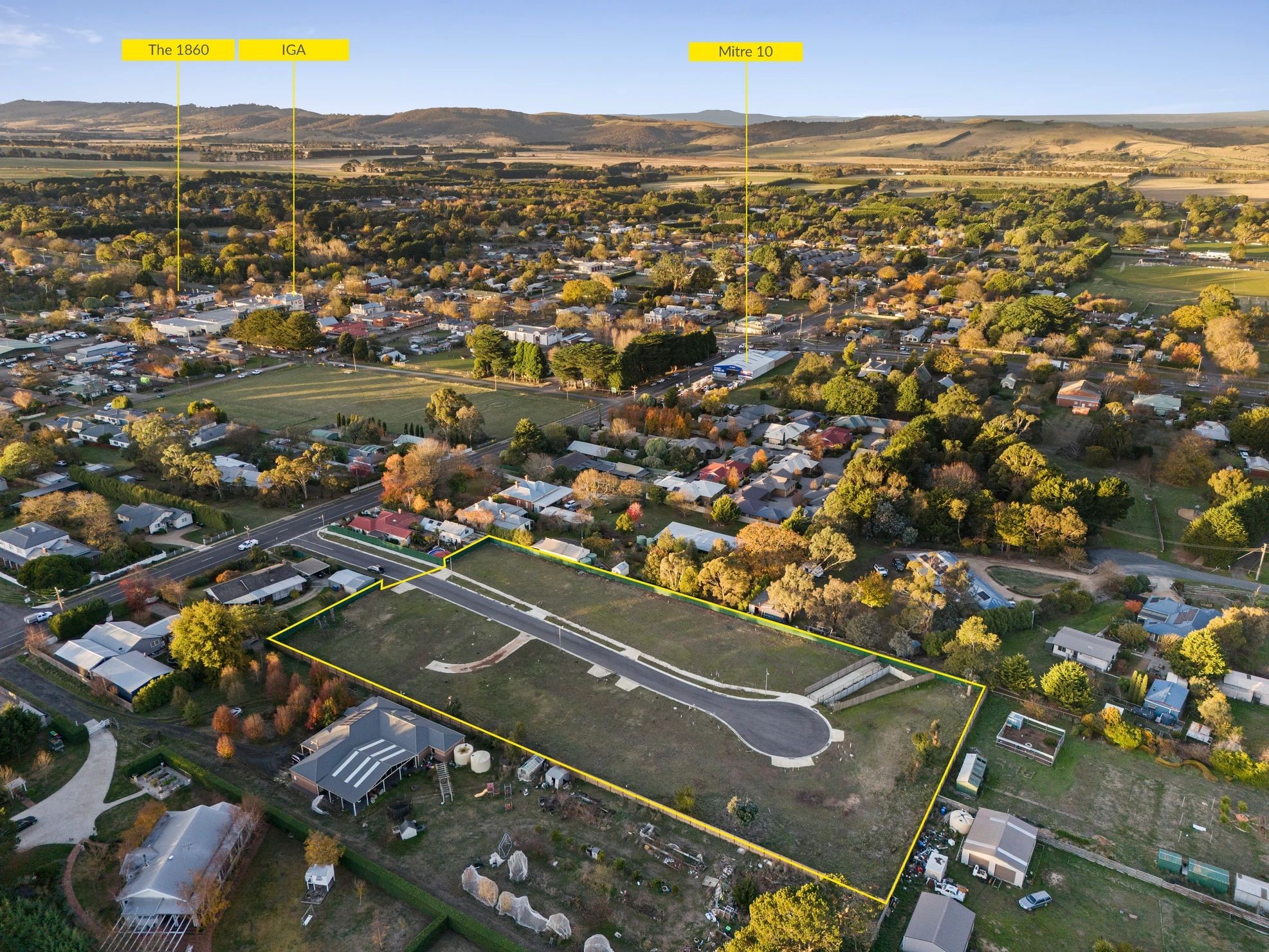 Prime Central Estate -  Romsey Aerial