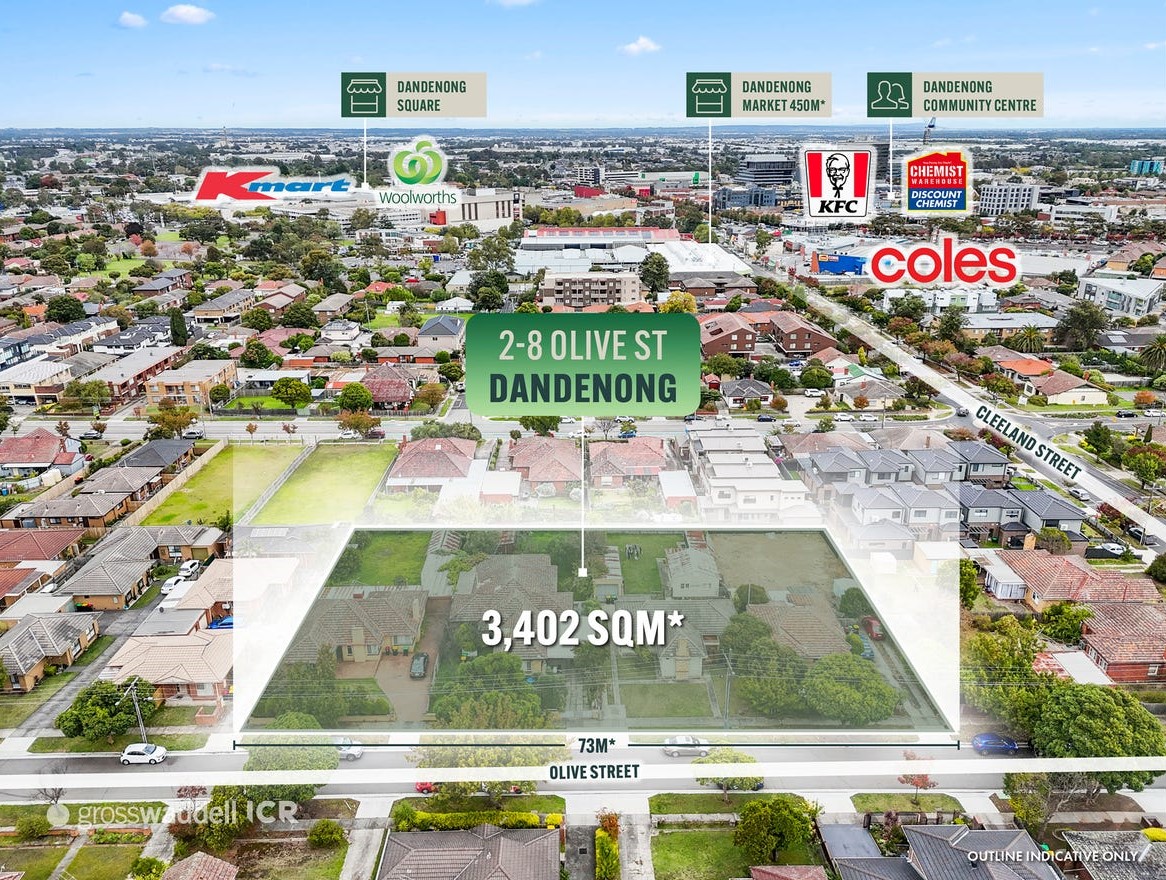 2-8 Olive Street - Dandenong Aerial