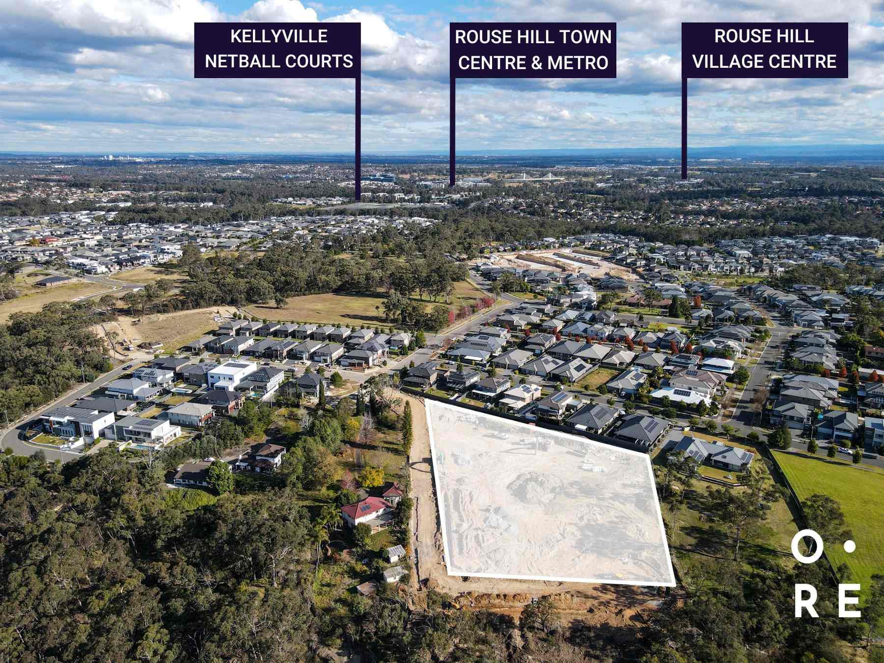 20 Bruce Place - North Kellyville Aerial 1