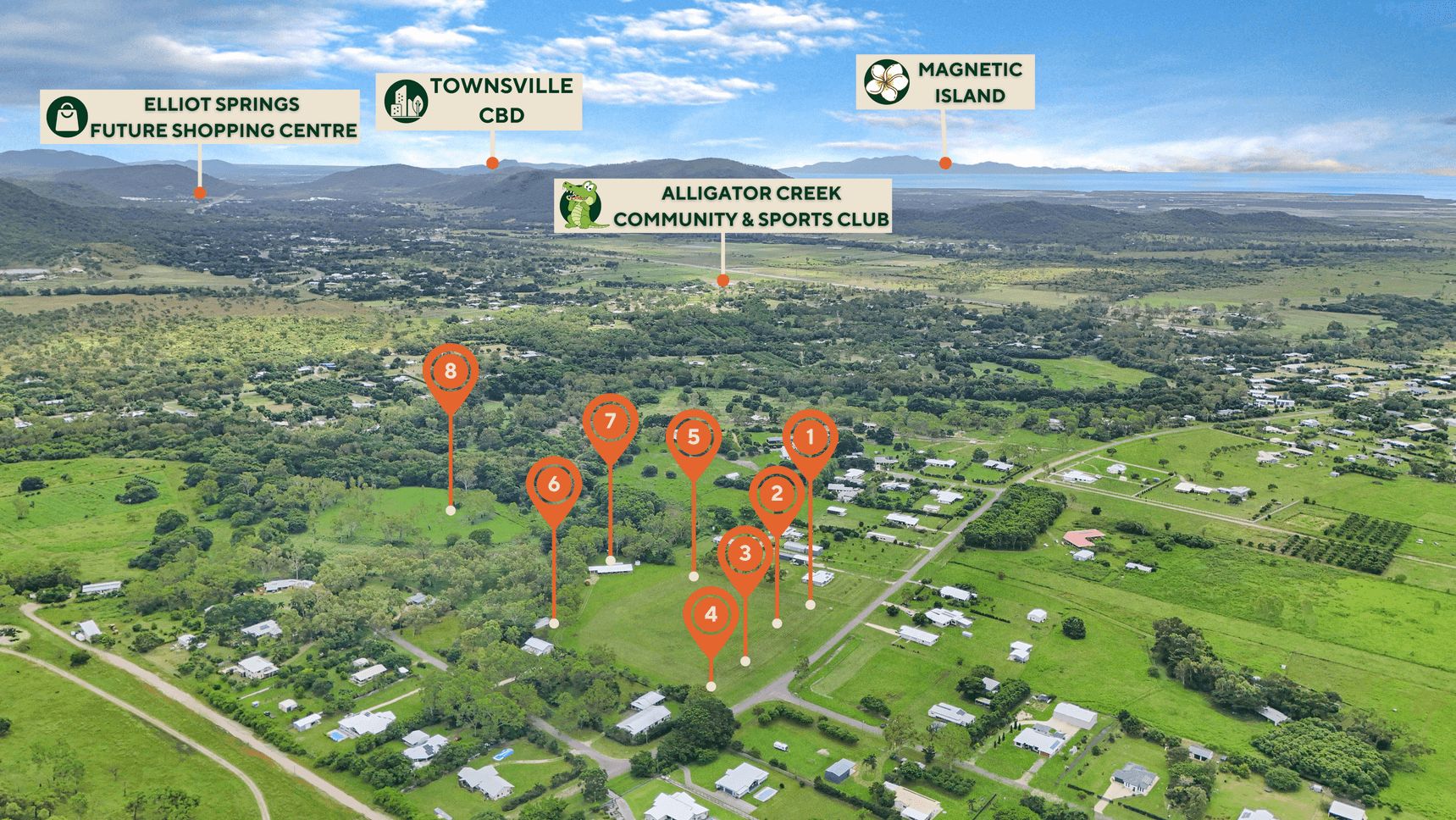 200 Williams Road - Alligator Creek Aerial