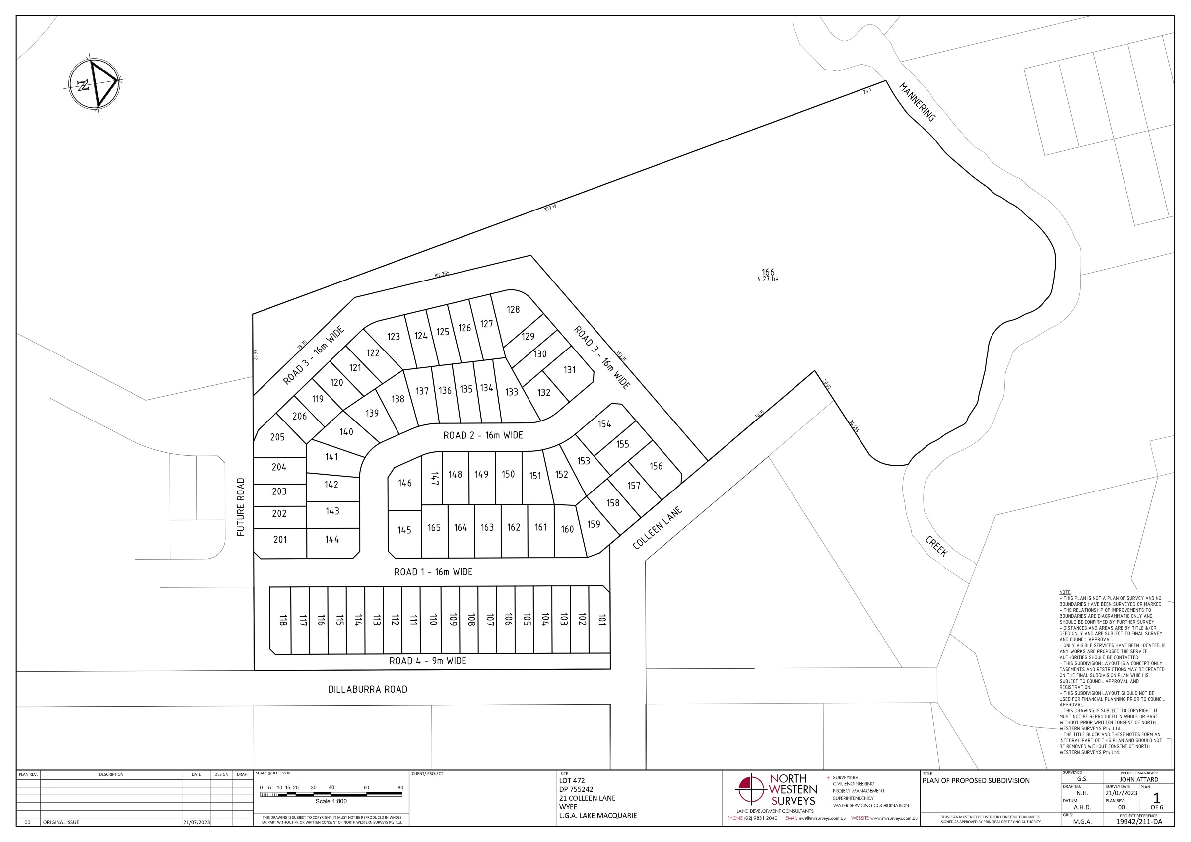 21 Colleen Lane - Wyee Masterplan