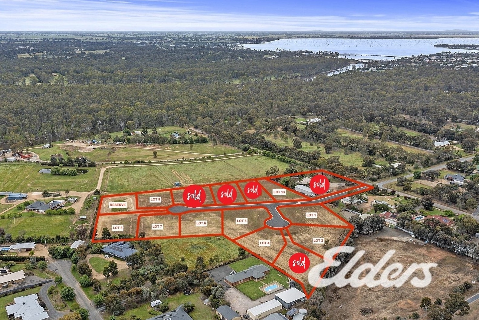21 Cullens Road - Yarrawonga  Aerial