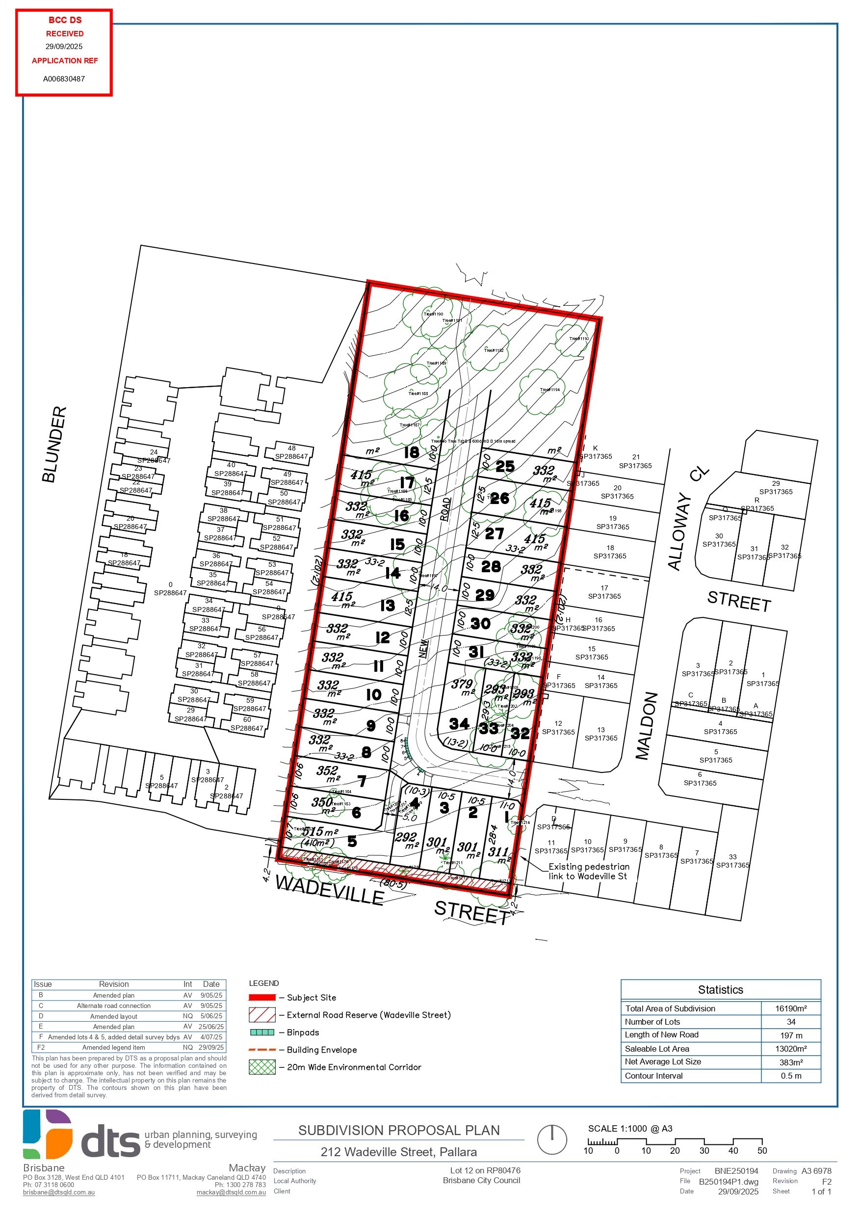212 Wadeville Street - Pallara Masterplan