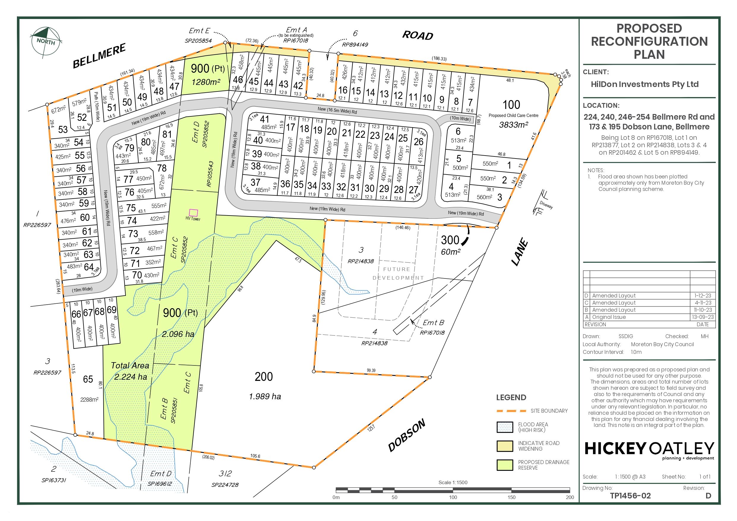224-254 Bellmere Road - 173-195 Dobson Lane - Bellmere  Masterplan