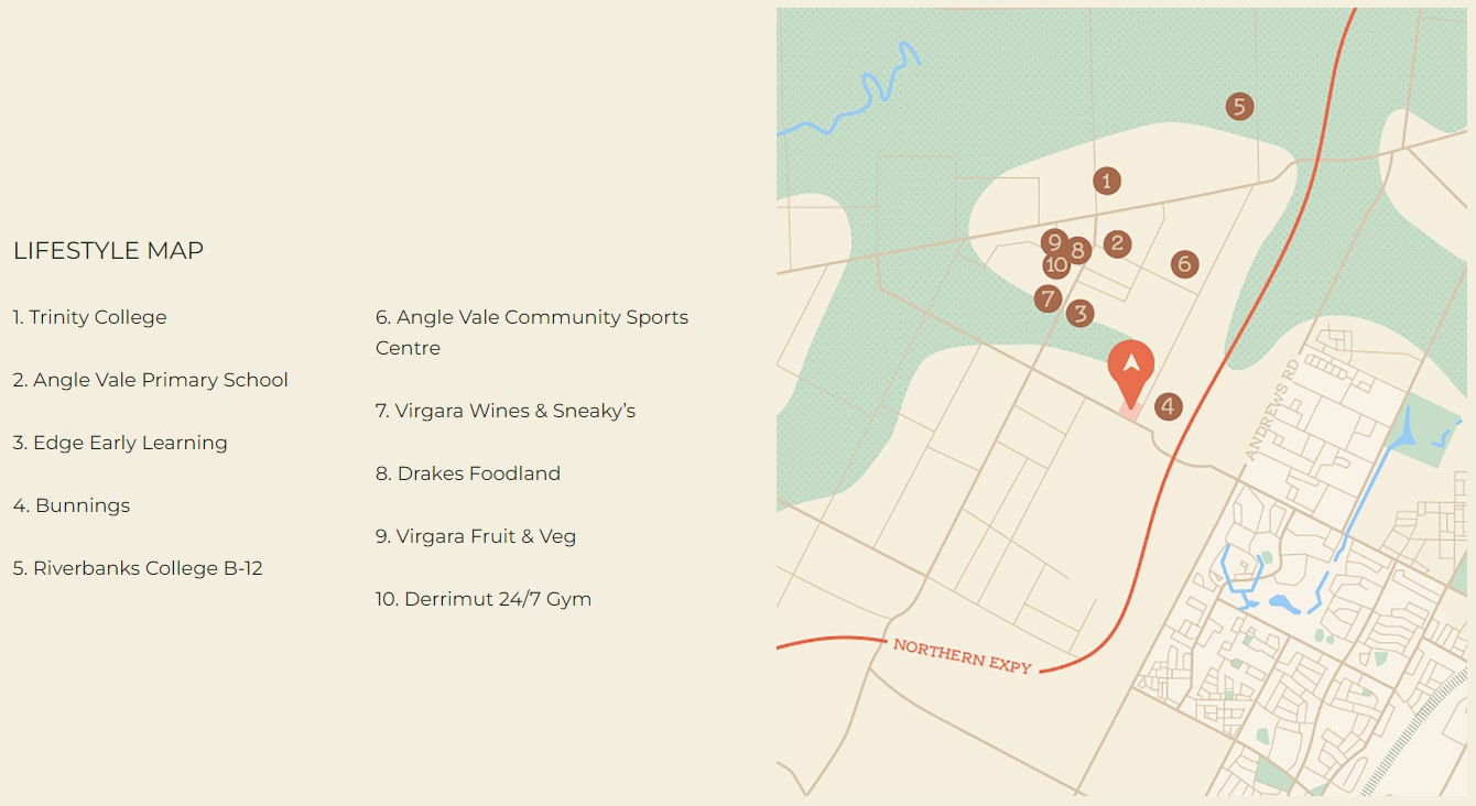 23 North Estate - Angle Vale Location Map