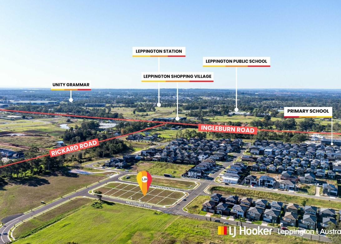 23 Odyssey Street - Leppington Aerial