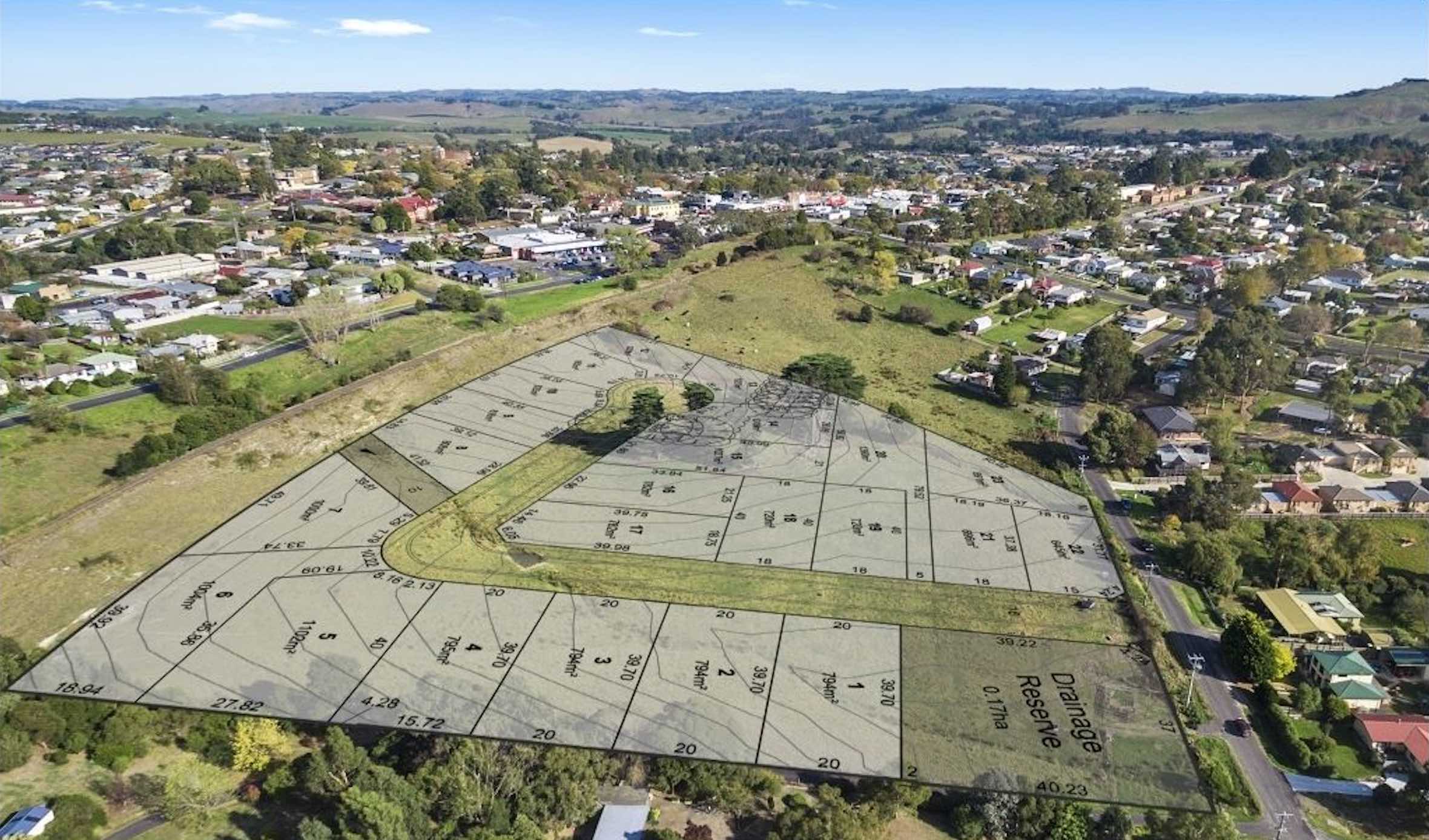 24 Lower Gordon Street, Korumburra Aerial