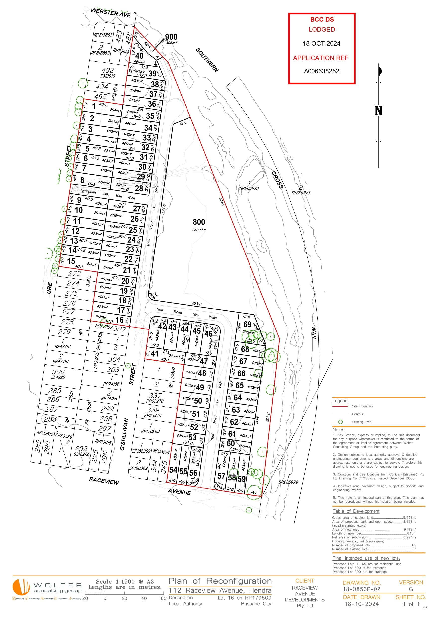 25 Osullivan Street - Hendra Masterplan