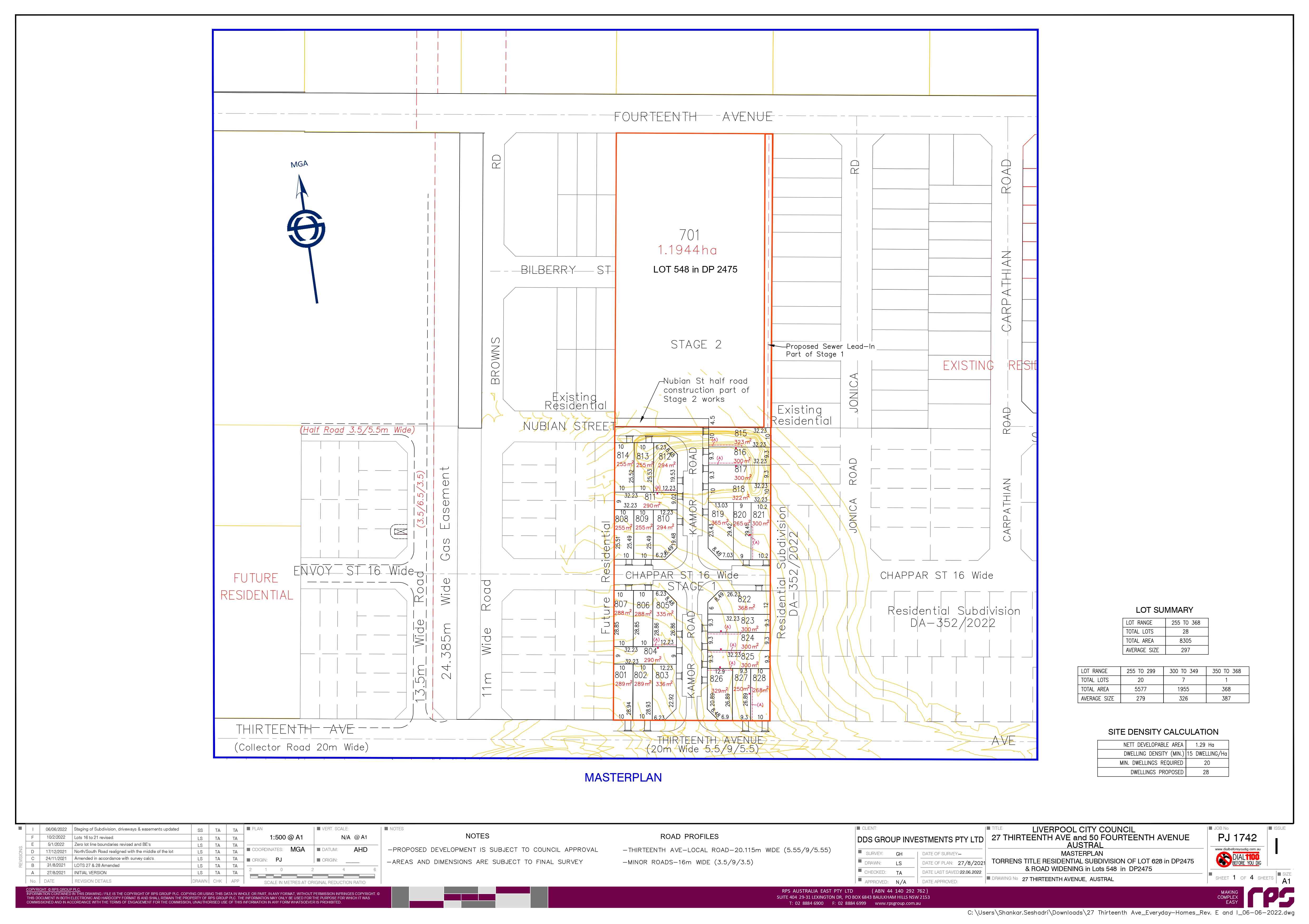 27 Thirteenth Avenue - 50 Fourteenth Avenue - Austral Masterplan