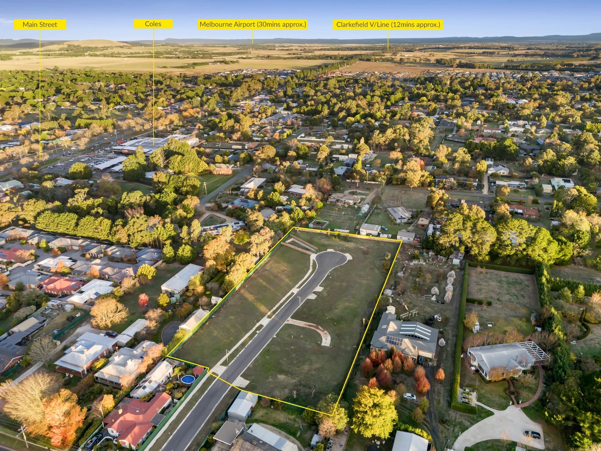 Prime Central Estate -  Romsey Aerial