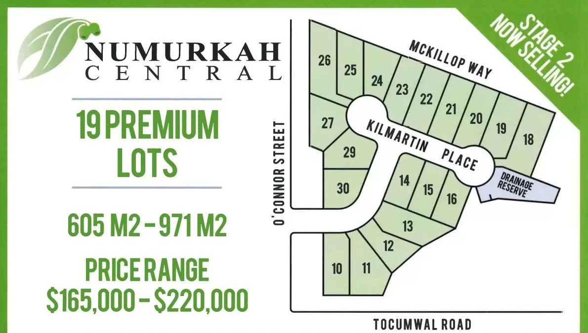 Numurkah Central Estate - Numurkah Masterplan