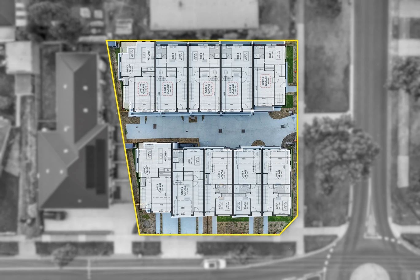 30-32 Lyall Street - Cranbourne Aerial
