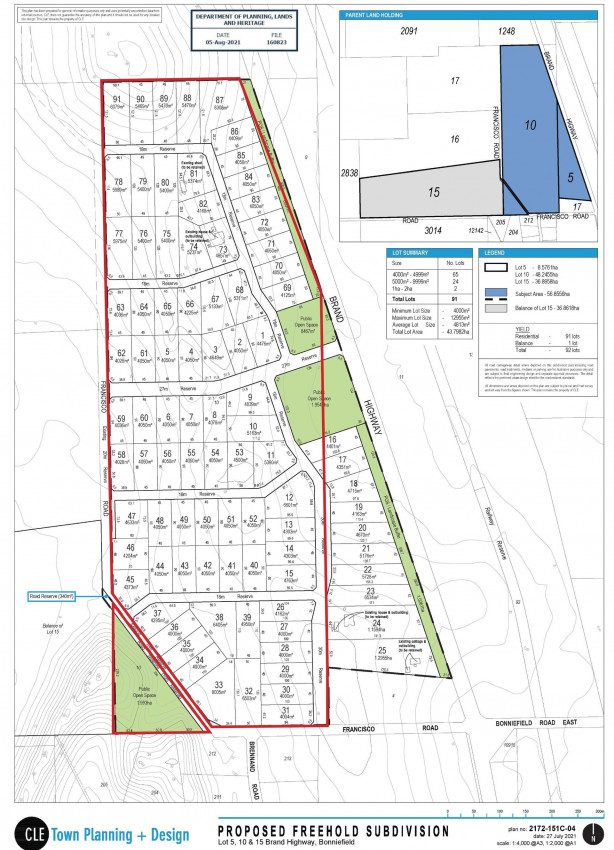 30799 Brand Highway - Bonniefield Masterplan