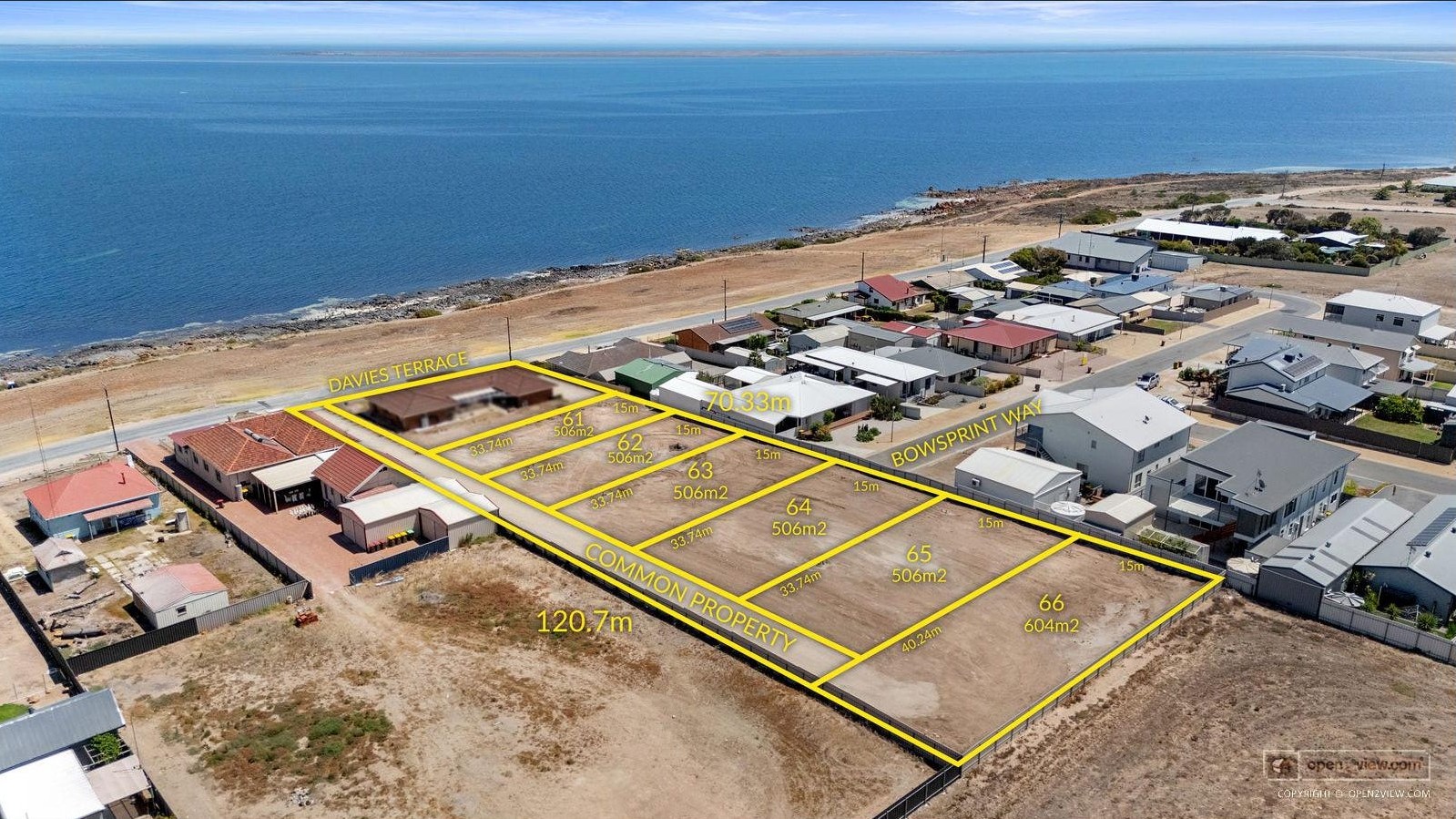 31-33 Davies Terrace - Port Victoria Aerial