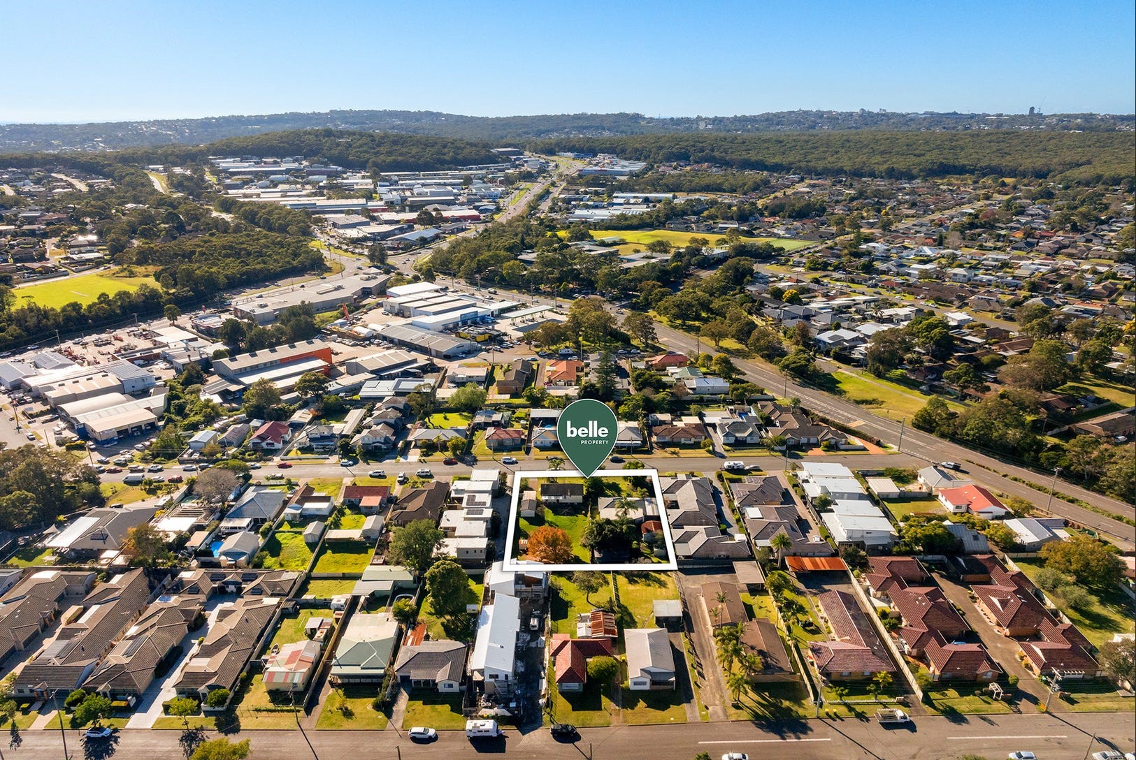 33-35 Walker Street - Warners Bay Aerial