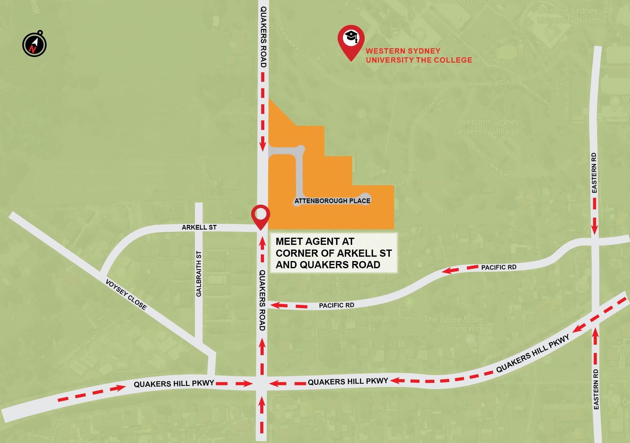 335 Quakers Road - Nirimba Fields Location